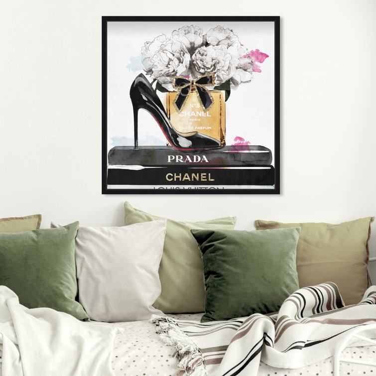 Glamorous Glamorous Stack Framed On Paper by Oliver Gal Print